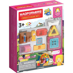 Магнитный конструктор MAGFORMERS Maggys House Set, 33 элемента
