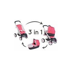 Коляска-трансформер для куклы Smoby "MC&Quinny", 3 в 1