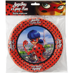Набор бумажных тарелок ND Play «Леди Баг и Супер-Кот»
