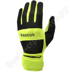 Всепогодные перчатки для бега reebok размер l rrgl-10134yl