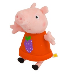 Мягкая игрушка Peppa Pig Пеппа в платье с виноградом 20 см