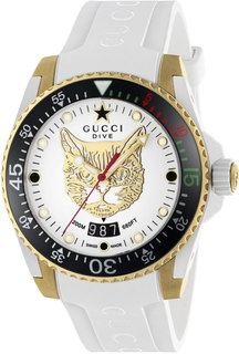 Швейцарские женские часы в коллекции Gucci Dive Женские часы Gucci YA136322