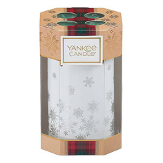 Набор подарочный Yankee Candle 1 керамический подсвечник + 4 чайных свечи