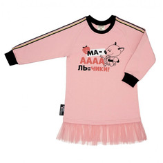 Платье Lucky Child МИ-МИ-МИШКИ розовое 98-104
