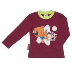 Лонгслив Lucky Child-МИШКИ бордовая