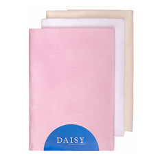 Пеленка Daisy тонкая батист 105*120 розовая 3 шт