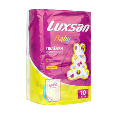 Пеленки Luxsan с рисунком 60*90 см 10 шт