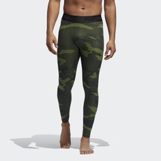 Леггинсы для фитнеса Alphaskin Camouflage adidas Performance