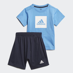 Комплект: футболка и шорты Logo adidas Performance