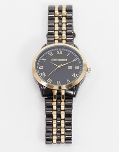 Черные мужские часы-браслет Steve Madden-Черный