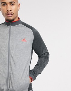 Серая куртка средней плотности adidas Golf-Серый