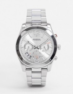 Серебристые наручные часы Fossil-Серебряный