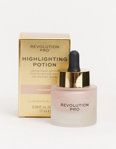 Жидкий хайлайтер Revolution Pro - Highlighting Potion (Rose Quartz)-Многоцветный