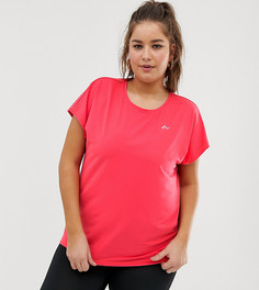 Спортивная свободная футболка Only Play Plus-Розовый