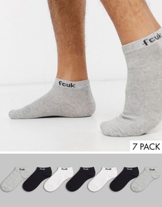 Набор из 7 пар спортивных носков French Connection-Мульти