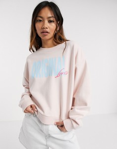 Розовый свитшот Levis