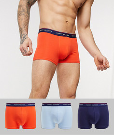 Набор из 3 боксеров-брифов разных цветов с контрастным поясом Tommy Hilfiger-Мульти