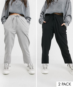 2 джоггеров с завязкой ASOS DESIGN - НАБОР СО СКИДКОЙ-Многоцветный