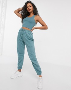 Синие джоггеры в стиле oversized от комплекта Missguided-Голубой