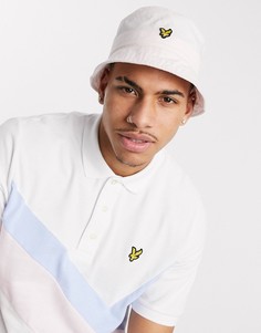 Светло-розовая панама с логотипом Lyle & Scott-Розовый