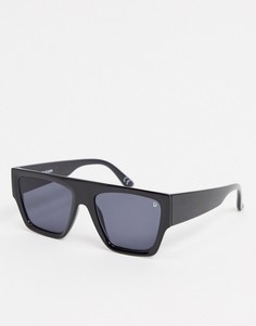 Черные квадратные солнцезащитные очки с плоским верхом Dusk To Dawn-Черный