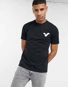 Черная футболка с логотипом-аппликацией Voi Jeans-Черный