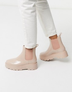 Бежевые непромокаемые ботинки челси ASOS DESIGN-Светло-бежевый цвет