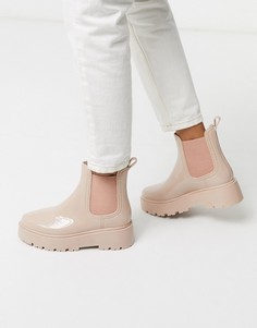 Бежевые непромокаемые ботинки челси ASOS DESIGN-Светло-бежевый цвет