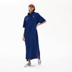 Женское платье-поло Lacoste Oversize fit с капюшоном