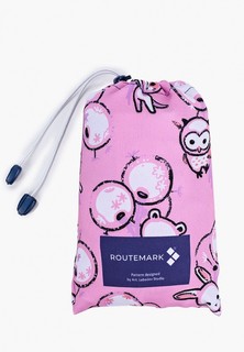 Чехол для чемодана Routemark "Белое и Пушистое" с паттерном Студии Артемия Лебедева