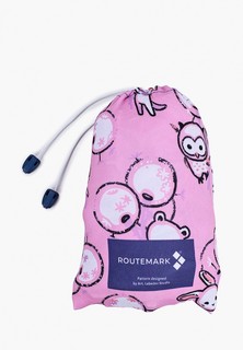 Чехол для чемодана Routemark "Белое и Пушистое" с паттерном Студии Артемия Лебедева L/XL