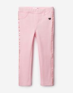 Розовые облегающие брюки для девочки Gloria Jeans