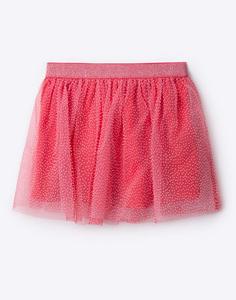 Розовая юбка в горох для девочки Gloria Jeans