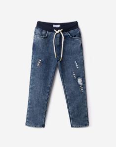 Зауженные джинсы с мягким поясом для мальчика Gloria Jeans
