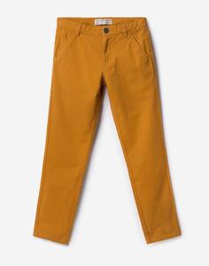Горчичные брюки-чинос для мальчика Gloria Jeans