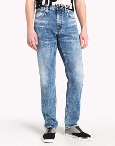 Прямые джинсы с потёртостями Gloria Jeans