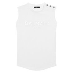 Хлопковая майка Balmain