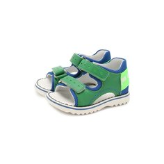 Сандалии из текстиля и кожи Walkey