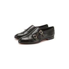 Кожаные монки Santoni