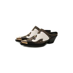 Кожаные мюли Medusa Western Versace
