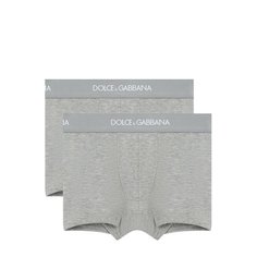 Комплект из двух хлопковых трусов Dolce & Gabbana