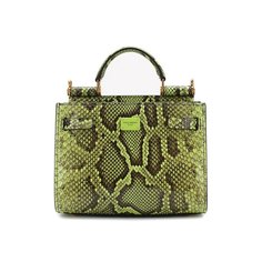 Сумка Sicily 62 mini из кожи питона Dolce & Gabbana