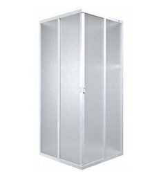 Душевой уголок Метакам 90х90х177 см, стекло матовое, профиль белый
