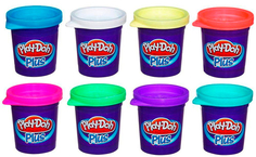 Набор Hasbro Пластилин Play-Doh A1206 8 банок PLUS