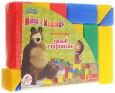 Конструктор Затейники Маша и Медведь GT6034 Давай строить