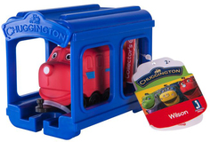 Игровой набор CHUGGINGTON Паровозик Уилсон с гаражом