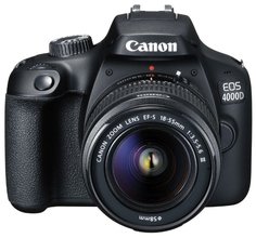 Зеркальный фотоаппарат Canon EOS 4000D 18-55DC III (черный)