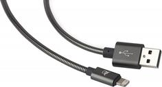Кабель Elray ALMBC02GR USB A - Lightning 0.2 м (серебристый)