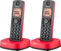 Радиотелефон Panasonic KX-TGC312 (черно-красный)