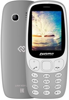 Мобильный телефон Digma Linx N331 2G (серый)
